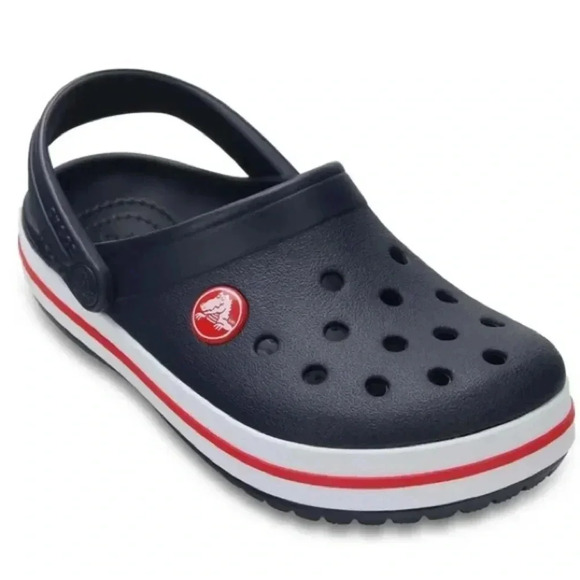 CROCS Other - Crocs Toddler & Kids Crocband Clog Navy / Red Size 4T / 4C
